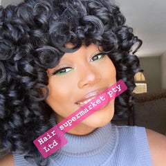 ReadytoGo-Peruvian Virgin Romance Curl Bang Bob Wig