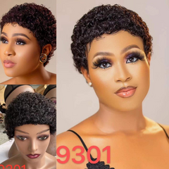 Pixie wig  YBH-9301 Boss Lady Short Wig Original Human Hair