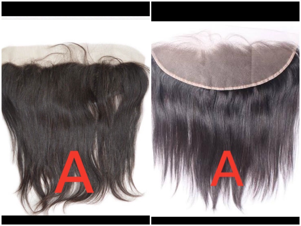 HairSuperMarket Virgin Straight Hair Lace Frontal 13*4 Ear to Ear