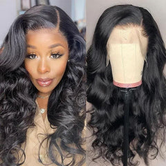 Brazilian Body Wave 13x4 Lace Front Wig Glueless Virgin Human Hair Wigs