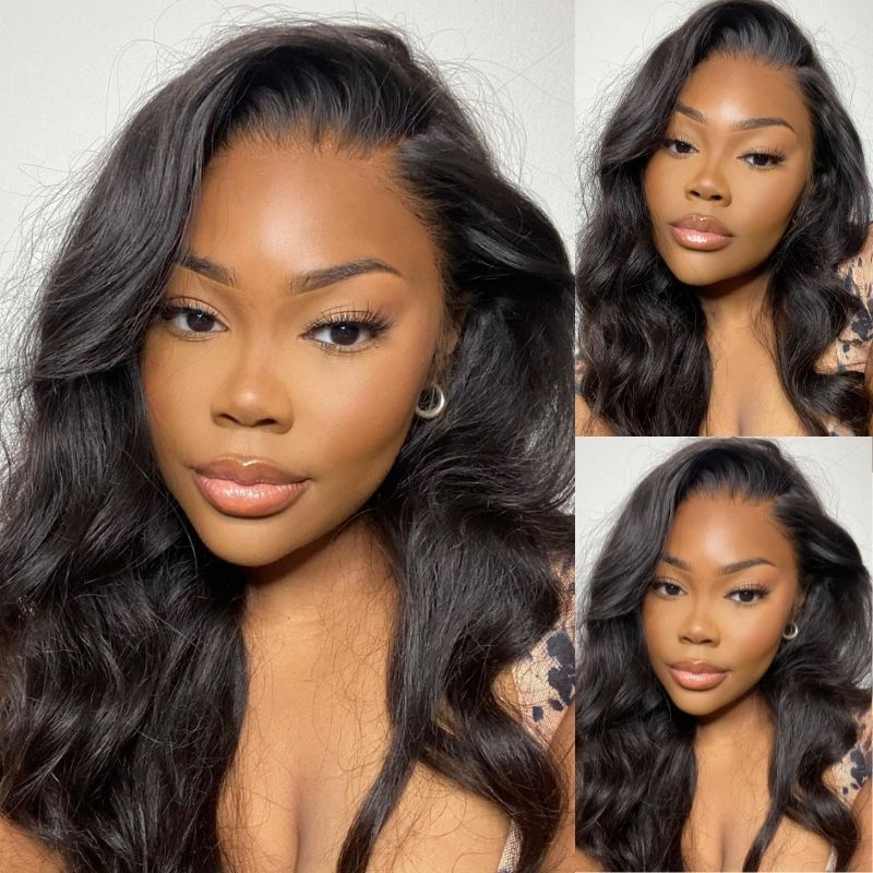 Brazilian Body Wave 13x4 Lace Front Wig Glueless Virgin Human Hair Wigs