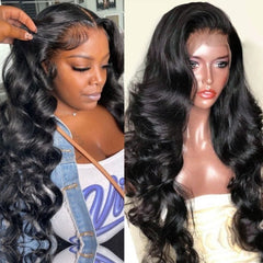 Frontal Wigs Body Wave 13x4 Lace Human Hair Wigs Lace Closure Pre-plucked Hairline