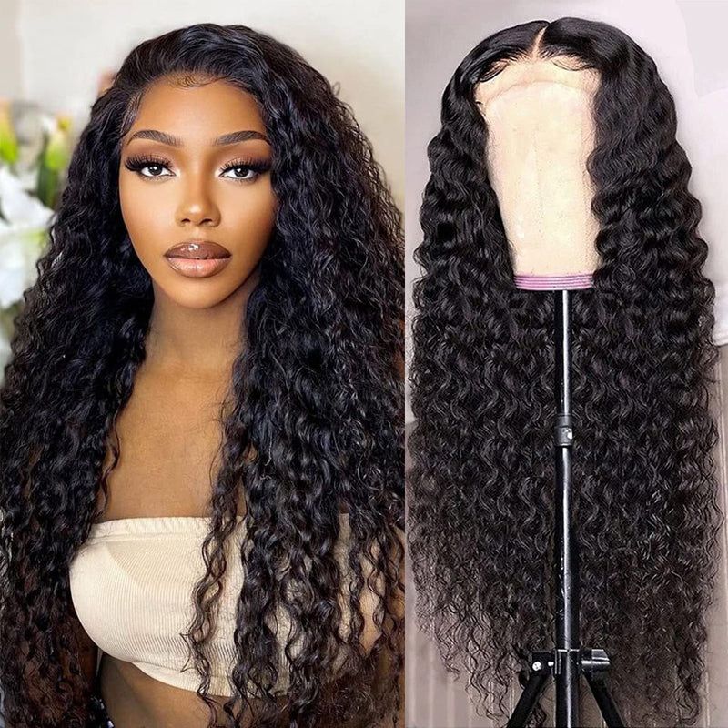 Jerry Curly Human Hair Lace Closure Wig 13*4 Lace Front Wigs