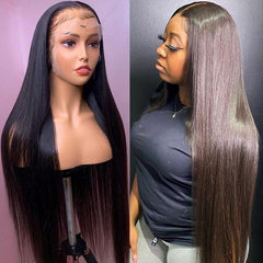 Glueless Wigs 13x4 Lace Front Wigs 180% Density Straight Human