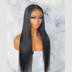 ReadytoGo-Middle Part Closure Lace Wig Straight