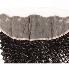 Hair Virgin Curly Hair 13*4 Ear to Ear Lace Frontal 1pc