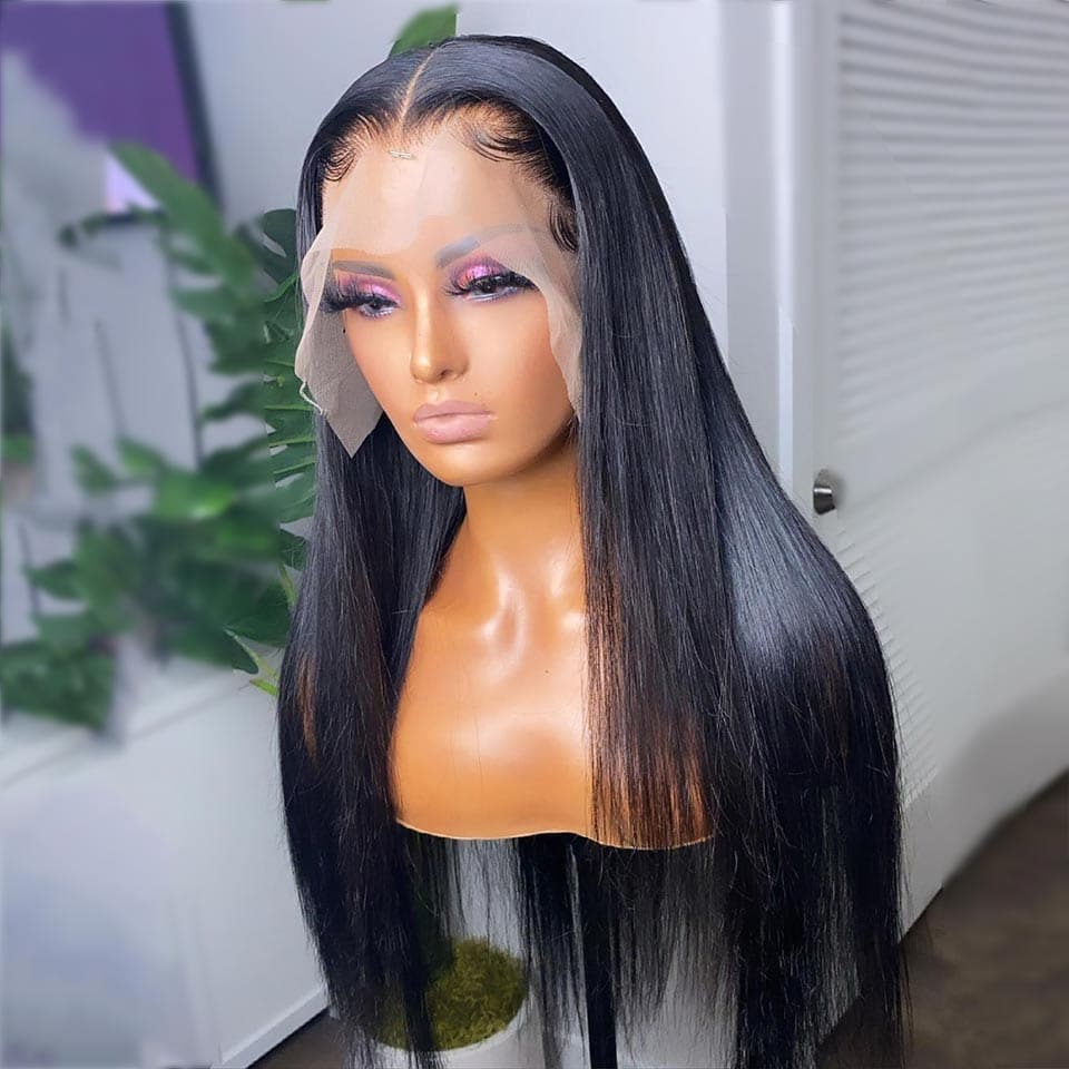 ReadytoGo-Silk Straight Frontal Lace Wig 100% Human Hair