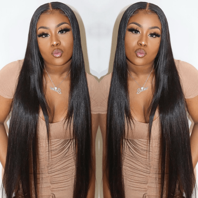 14A Straight 13x4 Lace Front Glueless Wigs Best Straight Human Hair Wigs 200% Density