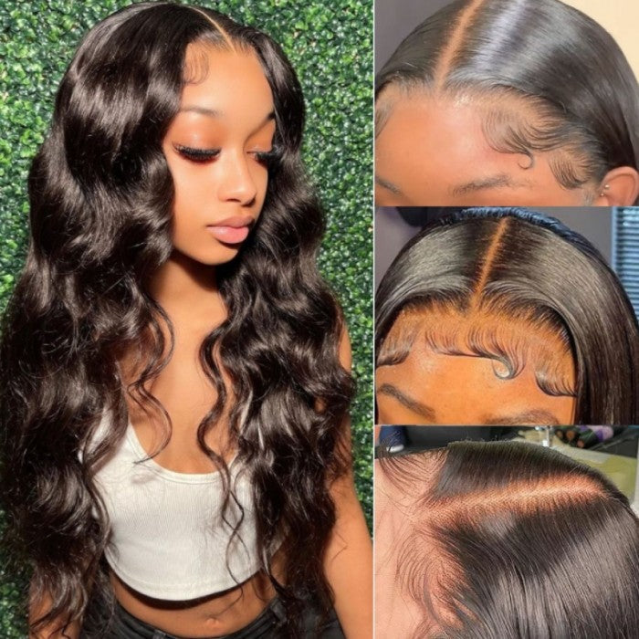 Frontal Wigs Body Wave 13x4 Lace Human Hair Wigs Lace Closure Pre-plucked Hairline