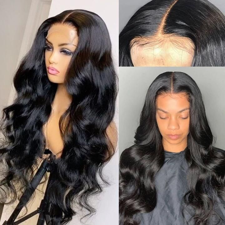 Frontal Wigs Body Wave 13x4 Lace Human Hair Wigs Lace Closure Pre-plucked Hairline