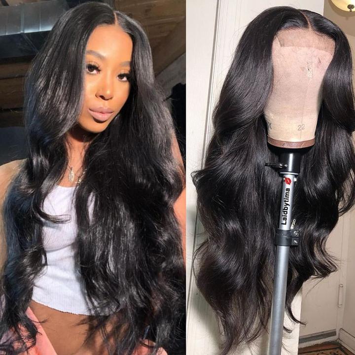 Frontal Wigs Body Wave 13x4 Lace Human Hair Wigs Lace Closure Pre-plucked Hairline